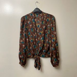 Ballon sleeve blouse